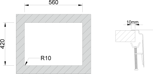 UNA3418L Topmount